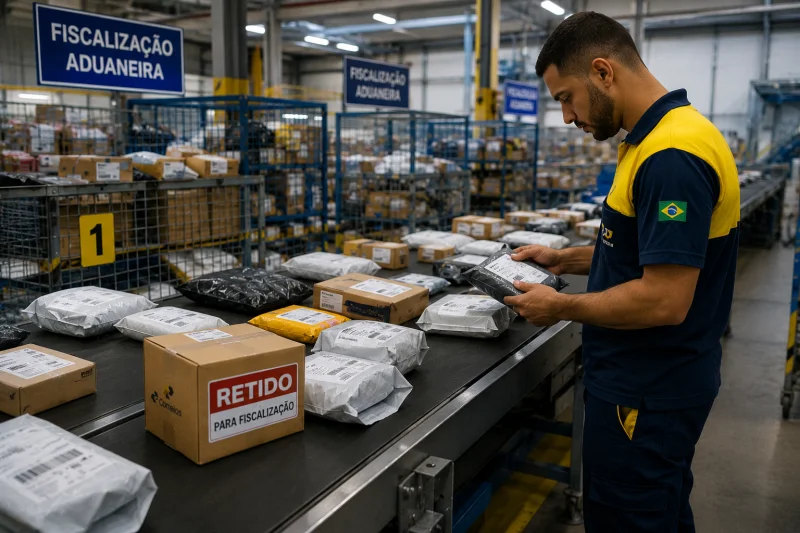 encomenda retida