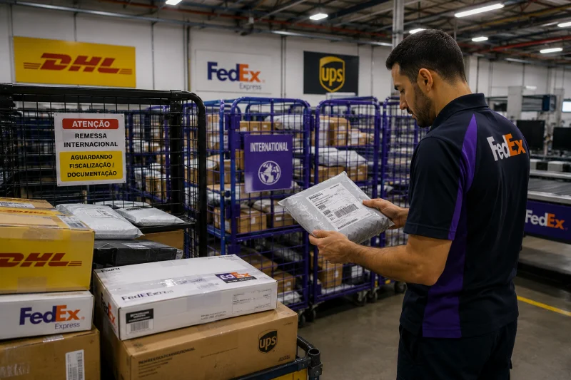 encomenda retida