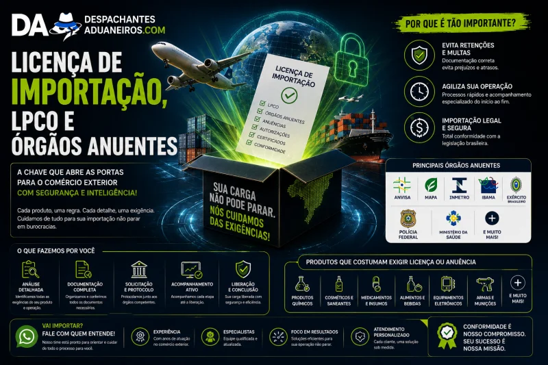 licença de importação