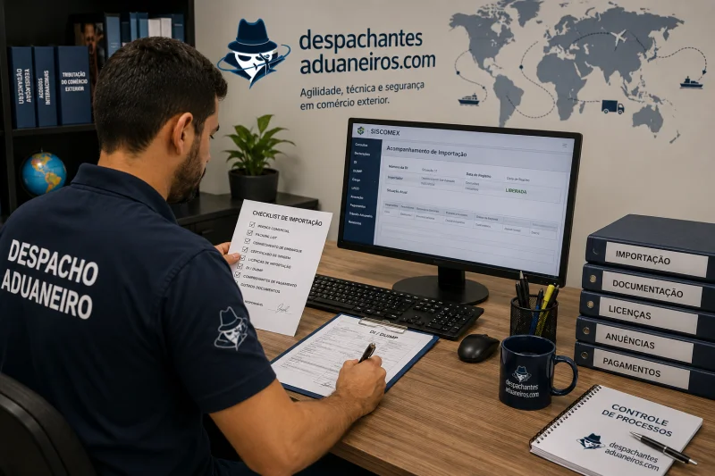 registro de importação