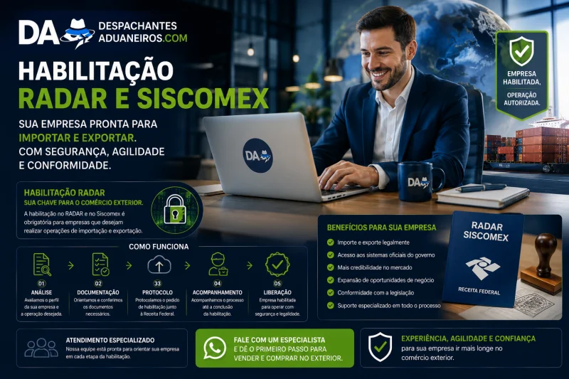 regularização cadastral siscomex